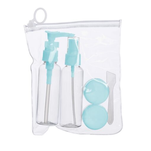 Kit Viagem Personalizado Plástico 70Ml - Azul