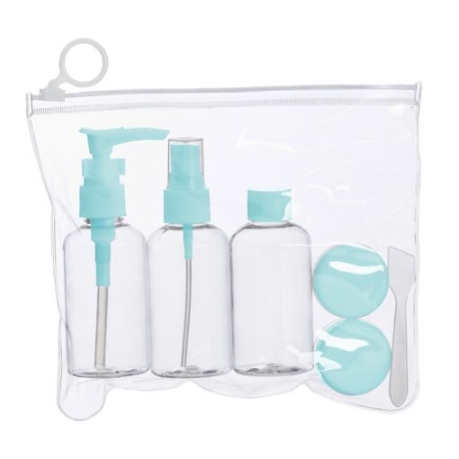 Kit Viagem Personalizado Plástico 80Ml - Azul