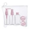 Kit Viagem Personalizado Plástico 80Ml - Rosa