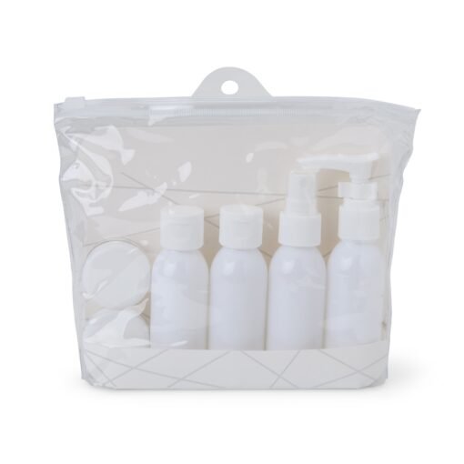 Kit Viagem Personalizado Plástico 50Ml - Branco