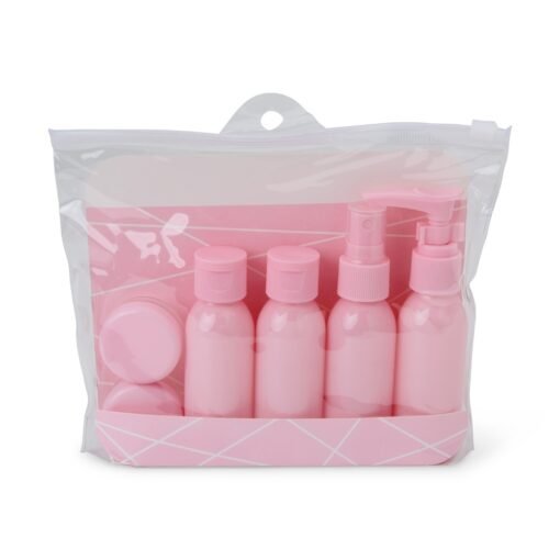 Kit Viagem Personalizado Plástico 50Ml - Rosa