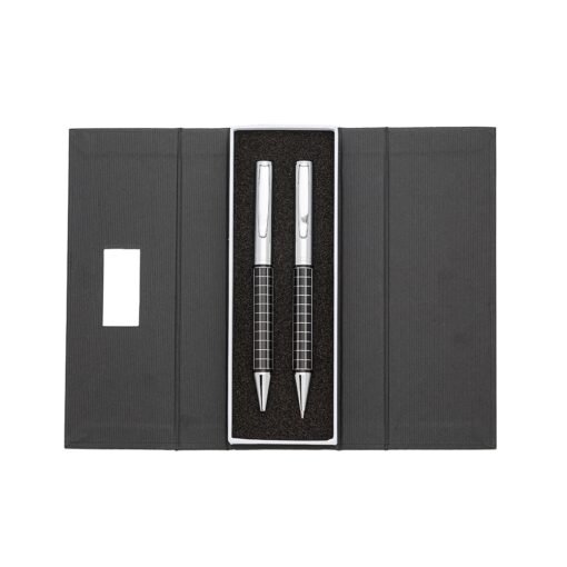 Kit Caneta Personalizado - Preto | Brindes Brasil