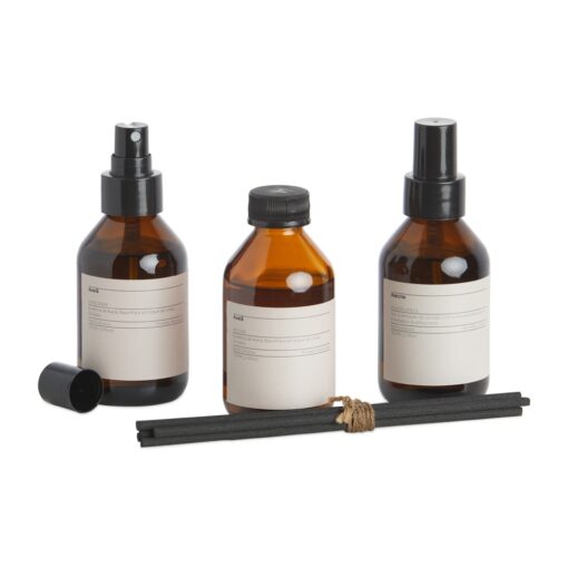 Kit C/ Personalizado Vidro 100Ml - Marrom SPX-15012C-MAR