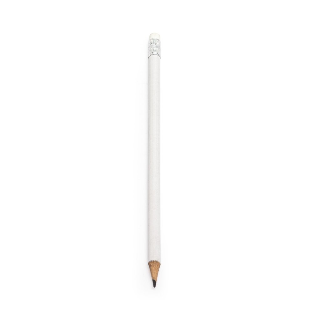LÁPIS COM BORRACHA SPX-15127 NA COR BRANCO