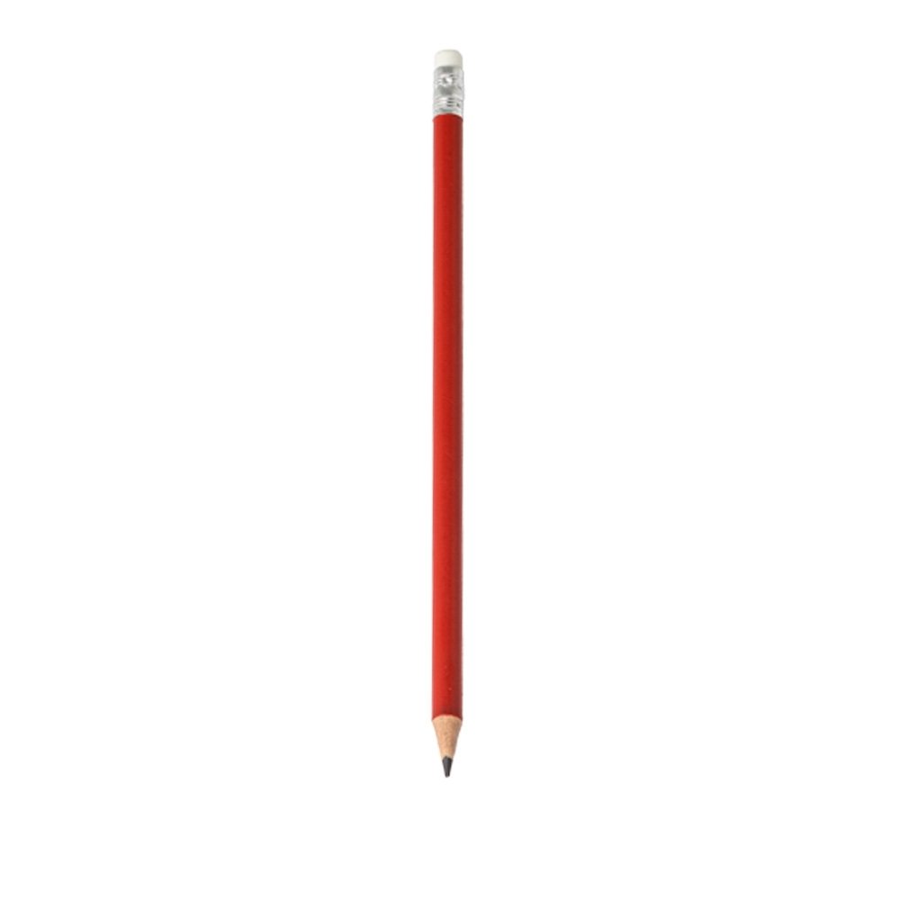 LÁPIS COM BORRACHA SPX-15127 NA COR VERMELHO
