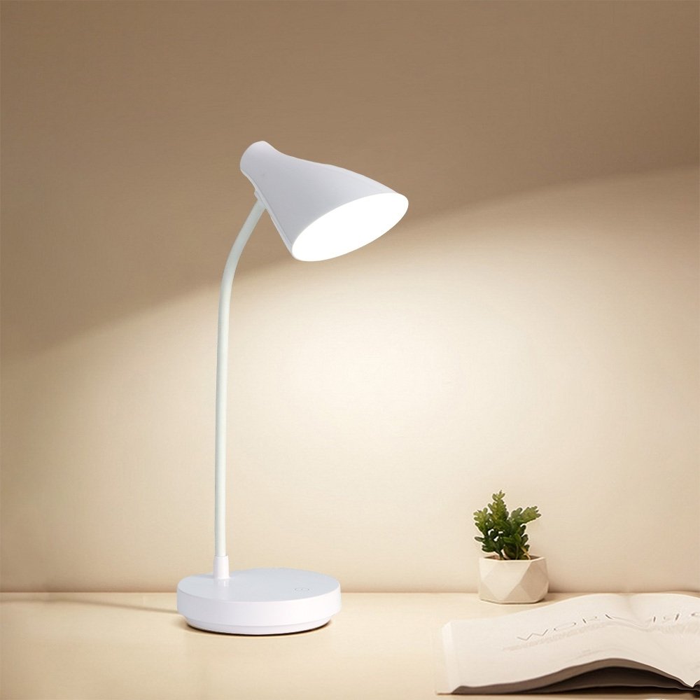 LUMINÁRIA ARTICULÁVEL EM LED RECARREGÁVEL SPX-06015 NA COR BRANCO