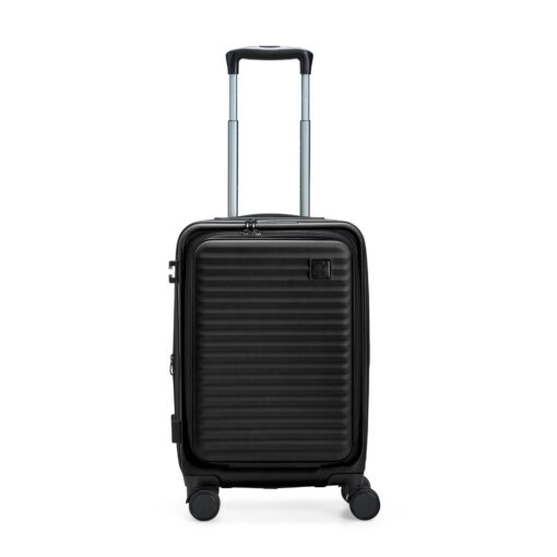 Mala Personalizada De Bordo Abs 32 Litros na cor preto