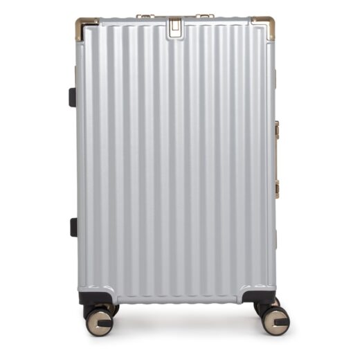 Mala Personalizada De Viagem 64 Litros na cor prata