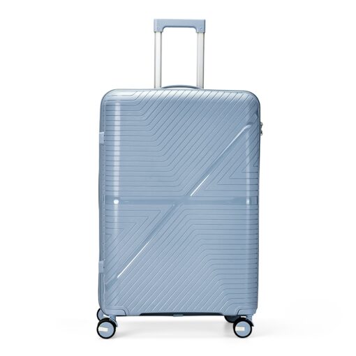 Mala Com Logo De Viagem 106L na cor azul