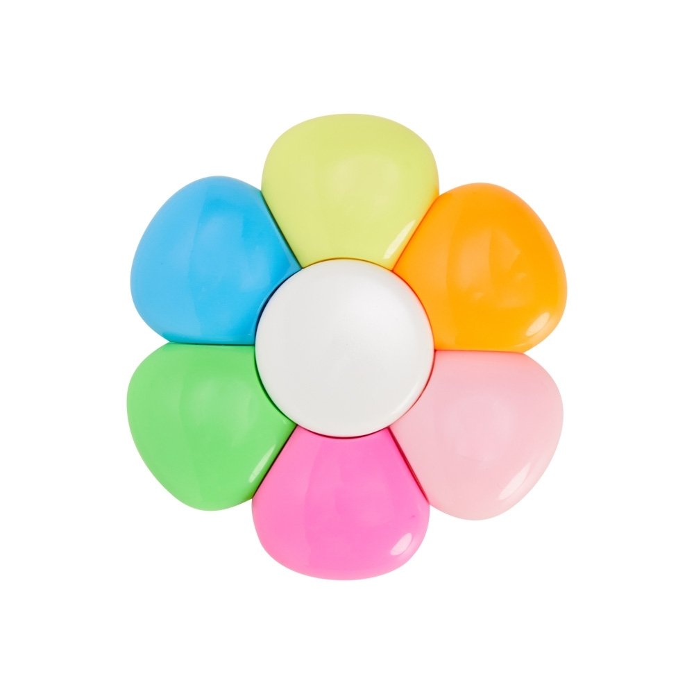 MARCA TEXTO FLOR SPX-06048 NA COR BRANCO