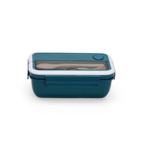 Marmita Personalizada Silicone 1L - Azul | Brindes Brasil