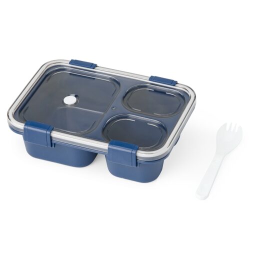 Marmita Personalizada 800Ml - Azul | Brindes Brasil