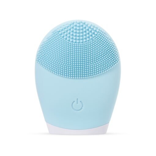 Massageador Personalizado Silicone - Azul/Branco