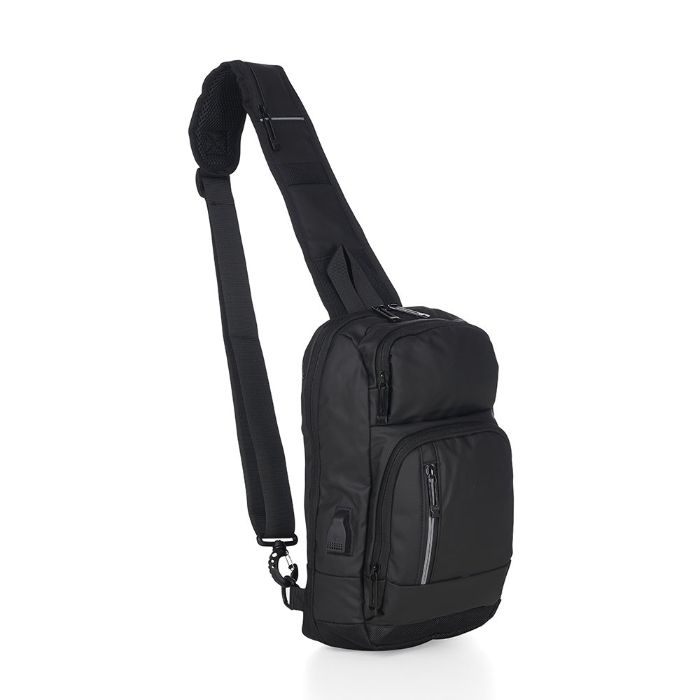 MOCHILA DE OMBRO SPX-04059 NA COR PRETO