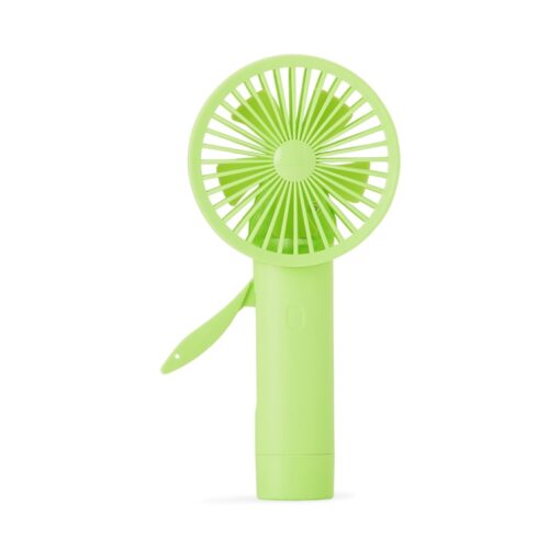 Mini Ventilador Manual | Personalização Com Logo na cor verde