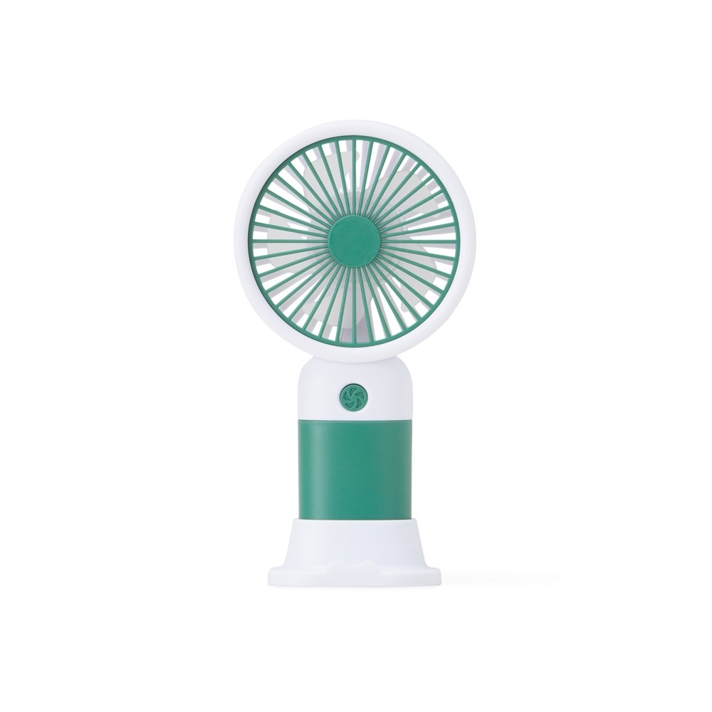 MINI VENTILADOR RECARREGÁVEL SPX-05042 NA COR VERDE