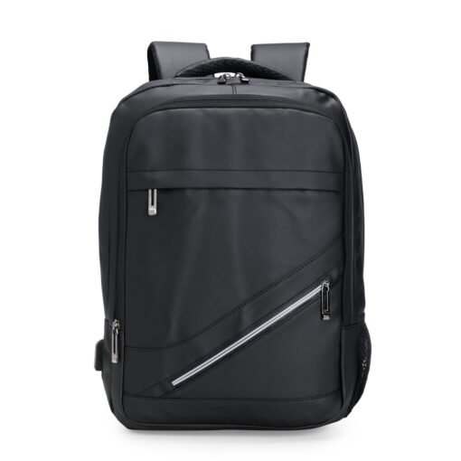 Mochila Personalizada Couro Sintético 26L na cor preto