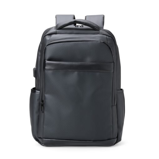 MOCHILA COURO SINTÉTICO USB 26L SPX-08172-PRE NA COR PRETO