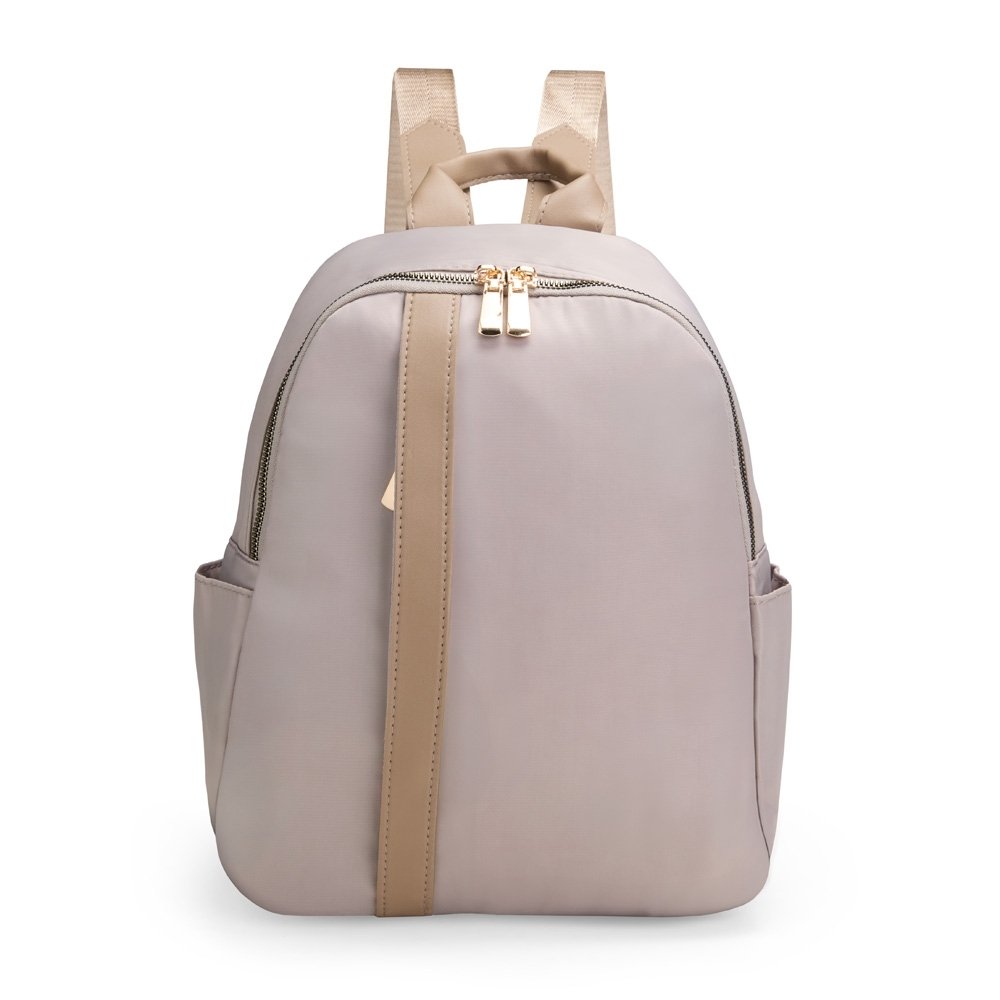 MOCHILA FEMININA DE TECIDO OXFORD SPX-E@08316 NA COR CINZA