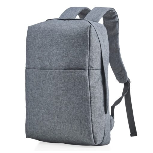 MOCHILA POLIÉSTER COM BLOQUEADOR RFID SPX-14778-CIN NA COR CINZA