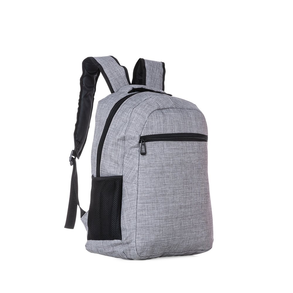 MOCHILA POLIESTER SPX-14073 NA COR PRATA