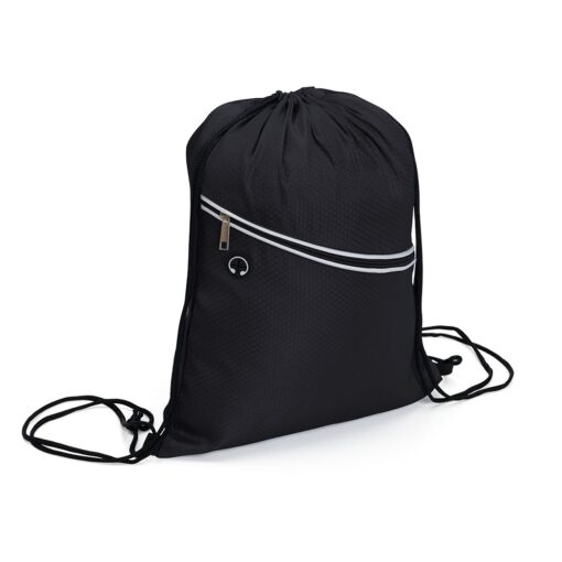 Sacochila Personalizado Nylon - Preto SPX-18601-PRE