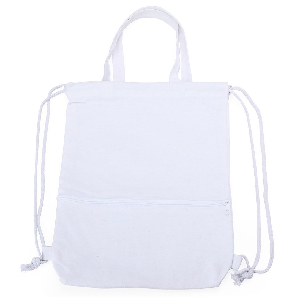 MOCHILA SACO LONA SPX-08087-BCO NA COR BRANCO