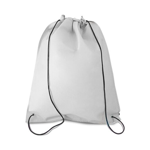 Sacochila Personalizado - Branco/Preto | Brindes Brasil