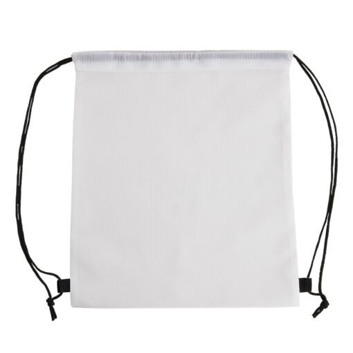 SACOCHILA EM POLIÉSTER SPX-02079-BCO/PRE NA COR BRANCO