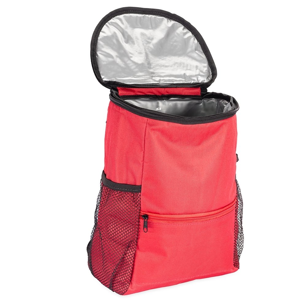 MOCHILA TÉRMICA NYLON 10 LITROS SPX-15073B NA COR VERMELHO