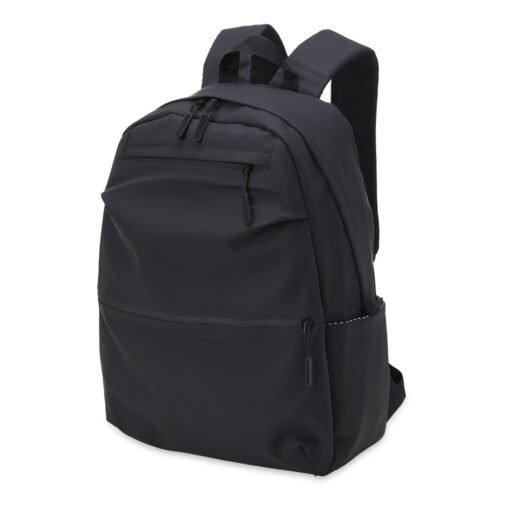 Mochila Personalizada De Couro Sintético 30L na cor preto