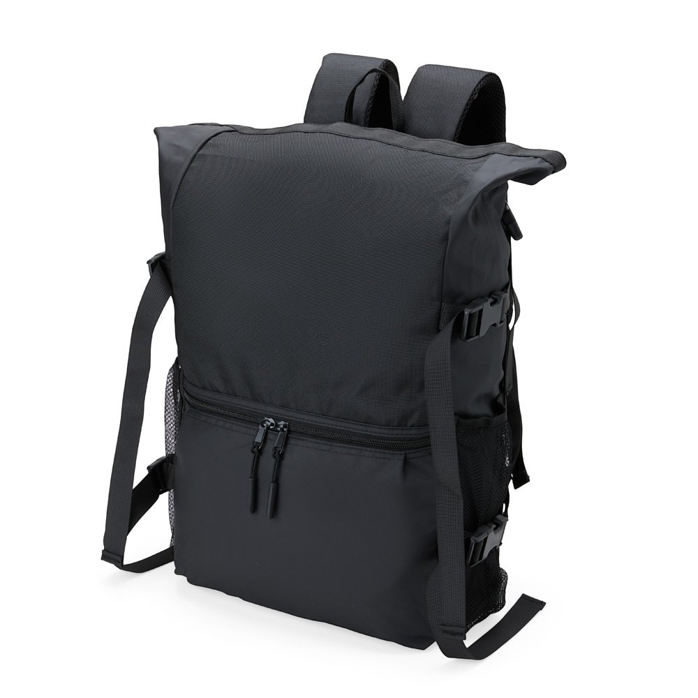 MOCHILA DE COURO SINTÉTICO 34 LITROS SPX-08143 NA COR PRETO
