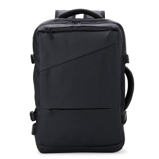 MOCHILA DE COURO SINTÉTICO 36 LITROS SPX-08084-PRE NA COR PRETO