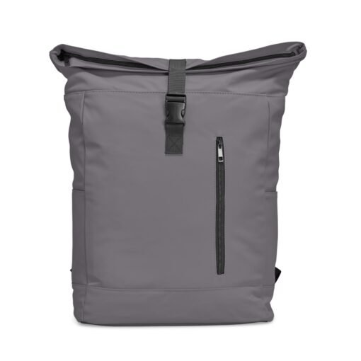 Mochila Promocional De Couro Sintético 47L na cor chumbo