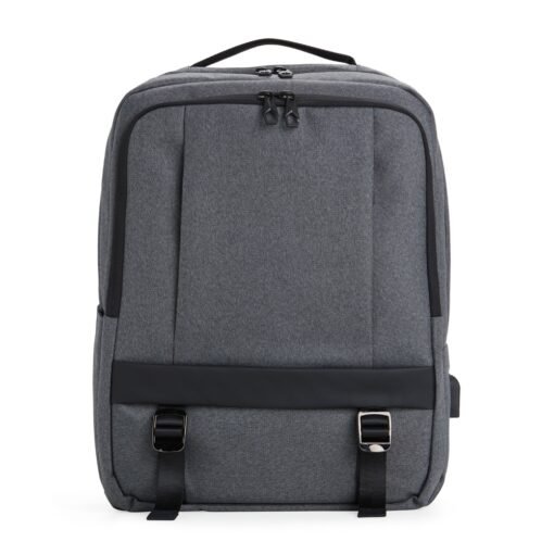 Mochila Promocional De Nylon 20 Litros na cor cinza