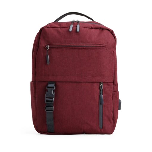 Mochila Com Logo De Nylon 23L na cor vermelho