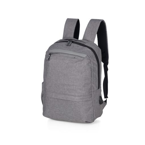 MOCHILA DE NYLON USB 21L SPX-04057-CIN NA COR PRATA