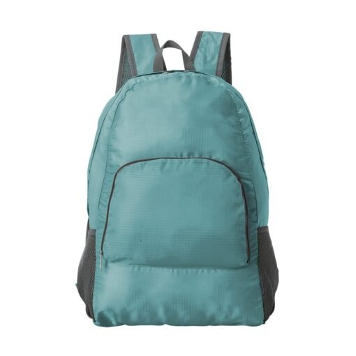 Mochila Personalizada Para Empresas De Nylon Dobrável 21L na cor azul