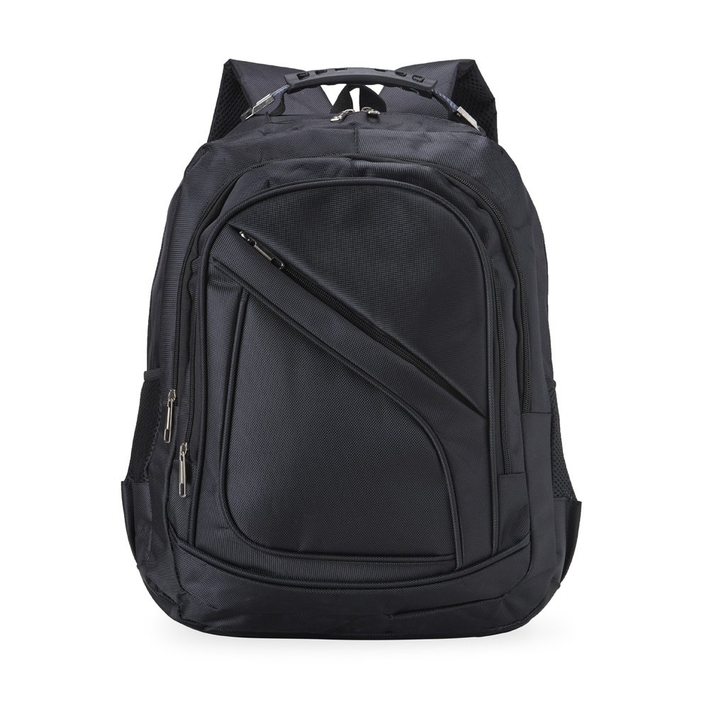MOCHILA NYLON POLIESTER  SPX-02067 NA COR PRETO