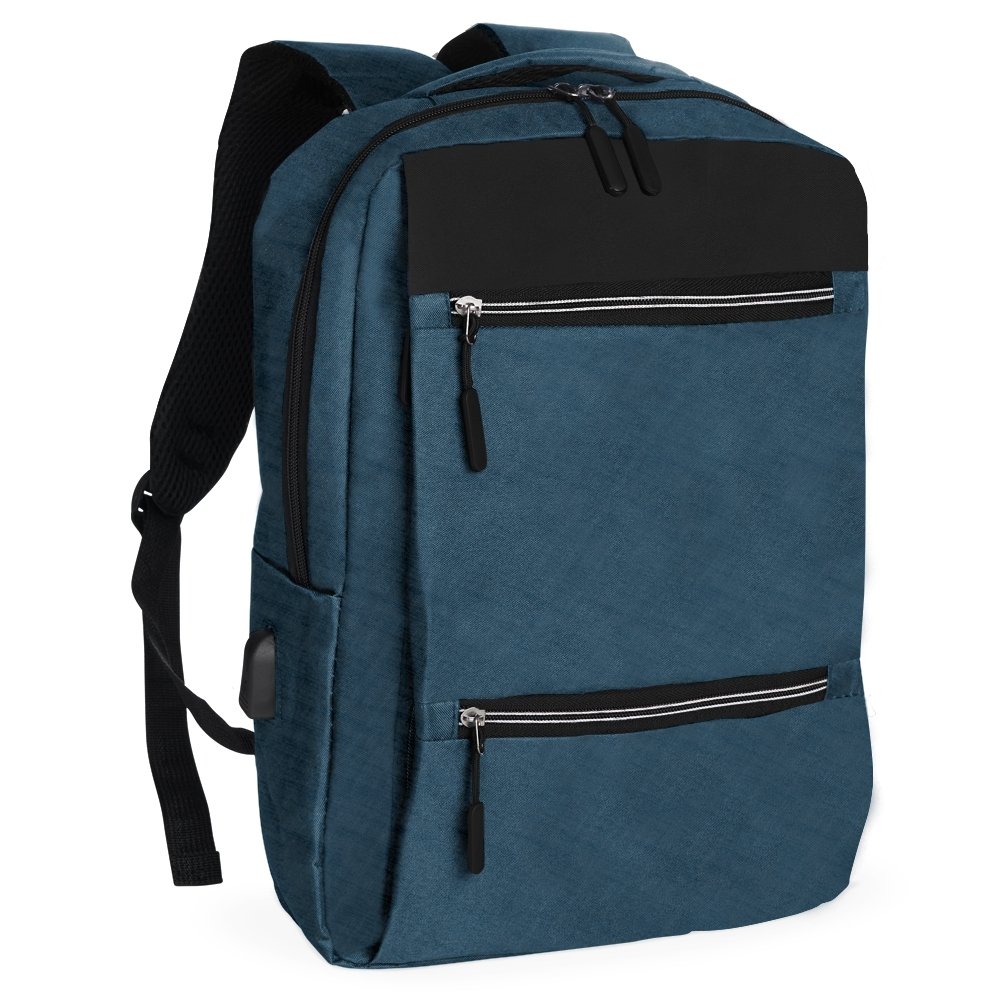 MOCHILA NYLON USB 20L  SPX-01318 NA COR AZUL
