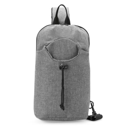 Mochila Personalizada De Ombro 4L na cor cinza