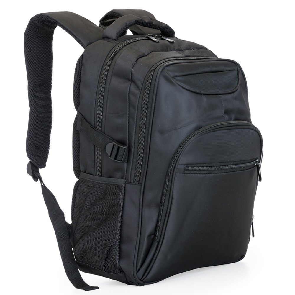 MOCHILA EM POLIESTER SPX-03033 NA COR PRETO