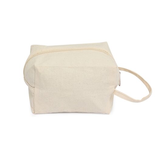 Necessaire Personalizada Algodão - Branco | Brindes Brasil