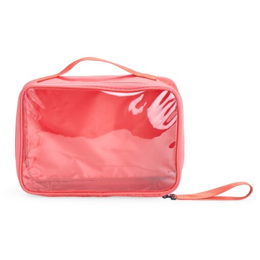 Nécessaire Personalizada Nylon - Rosa/Laranja
