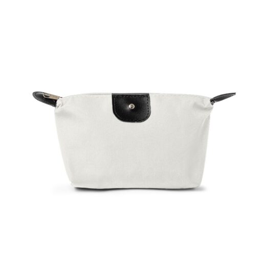 Nécessaire Personalizada Nylon - Branco/Preto