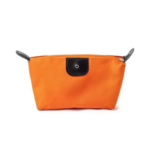Nécessaire Personalizada Nylon - Laranja/Preto