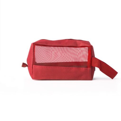 NÉCESSAIRE NYLON SPX-P@15075P-VM NA COR VERMELHO