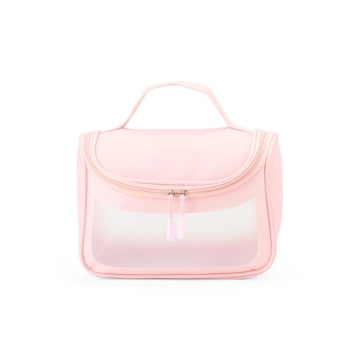 Nécessaire Personalizada Plástico - Rosa | Brindes Brasil