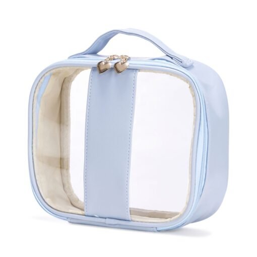 Necessaire Em PVC E PU Tam.g para Empresas | Fortaleza – Azul