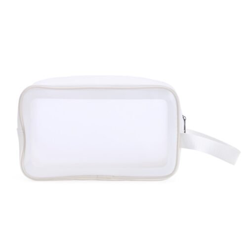 NÉCESSAIRE PVC IMPERMEÁVEL SPX-18808-BCO NA COR BRANCO